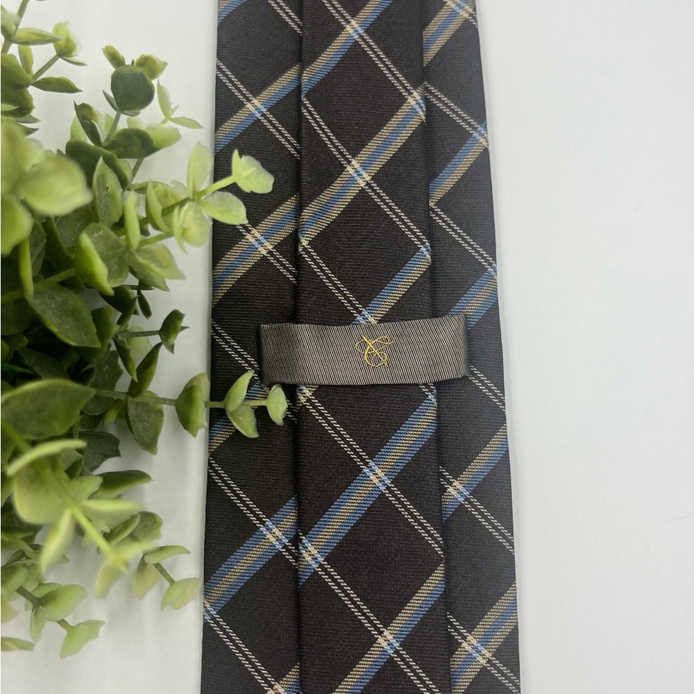 CANALI 1934 Brown Silk Wool Men’s Tie Business Office Italy EUC